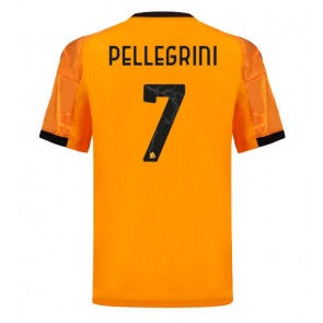 AS Roma Lorenzo Pellegrini #7 Udebanetrøje 2025-26 Kortærmet
